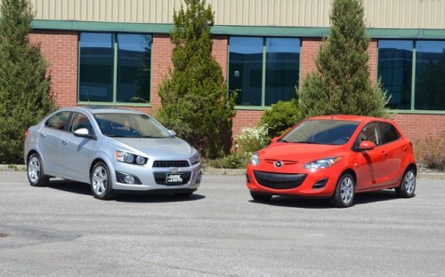 Mazda2 vs Chevrolet Sonic